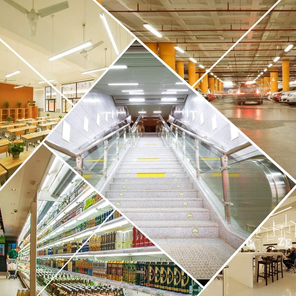 IT Series LED Shop Light – 2FT T5 Integrated Fixture | 10W | Warm/Natural/Daylight White | Linkable Utility Ceiling & Under Cabinet Tube Light | Corded Electric with Built-in On/Off Switch | Non-Dimmable AC90–240V | 20-Pack / 100-Pack