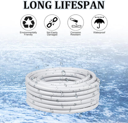 18 AWG 2/3/4/5 Conductor PVC Copper Cable, Black/White Flexible Electrical Wire for Control & LED Wiring – 50m / 500m