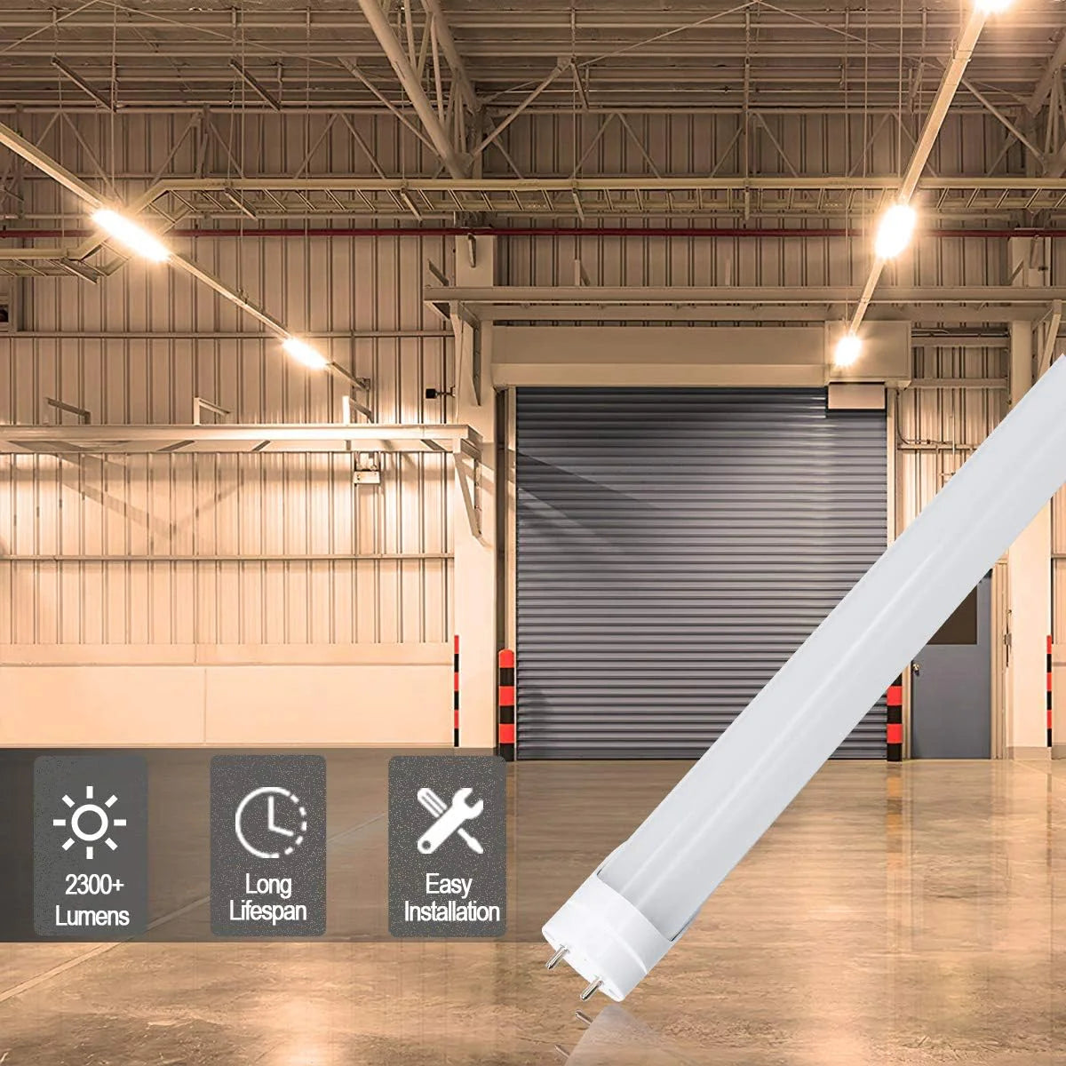 3ft T8 LED Tube Lamp – 15W – Retrofit Type – Frosted Cover – 3000K / 4000K / 5000K – Ballast Bypass – Non-Dimmable (AC90-240V) or 110V Dimmable – 20-Pack / 100-Pack