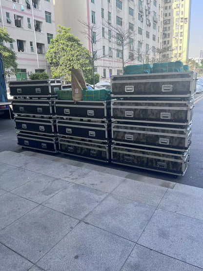 LEP-M Series Foldable LED Digital Signage Poster | 1×2.25m All-in-One Mobile Case | P3.9mm Indoor | Remote-Lift LED Display System