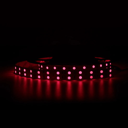 940nm-DC12V Red & Infrared Rigid LED Strip-SMD2835/SMD5050, 30/60/120/240 LEDs/m, 5/50/500 Meters, IP00/IP65, Invisible IR Light, No-Glow Night Vision, Wildlife Camera, Covert Lighting