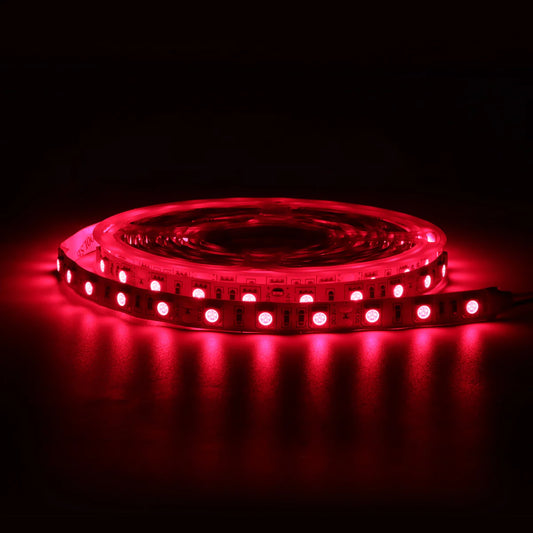 850nm-DC12V Red & Infrared Rigid LED Strip-SMD2835/SMD5050, 30/60/120/240 LEDs/m, 5/50/500 Meters, IP00/IP65, IR Night Vision, CCTV Camera, Security Camera, Machine Vision