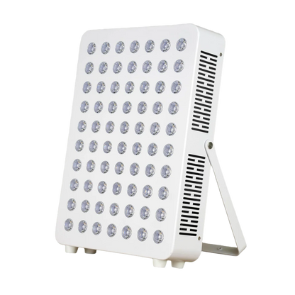 100W Desktop Infrared Therapy Lamp – 70 LEDs | Touch Screen | Red Light 660nm & IR 850nm | Dimmable & Timer | AC100–240V | Desktop Stand Design | for Skin Rejuvenation & Anti-Aging | Included Hanging Rope, Protective Goggles | US / EU / UK / AU Plug
