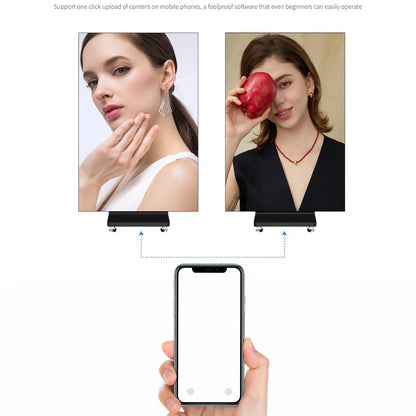 LEP-TR Series Tri-Fold LED Digital Signage Poster | 1280×1920mm Foldable Panel | P2.5 / P2 / P1.86 / P1.53 | GOB Surface | Portable Indoor Kiosk Display