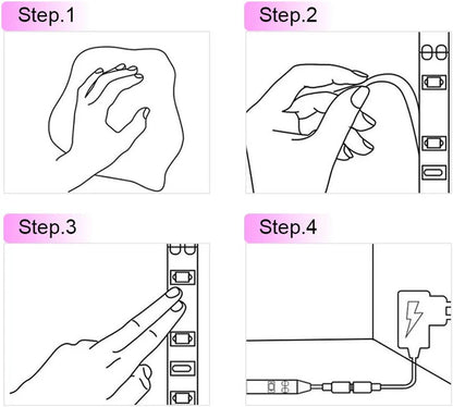 24W / 60W UV Black Light LED Strip – 16.4FT / 5M / 10M | SMD2835 | 60 LEDs/m (300 LEDs Total) | 395–405nm | Non-Waterproof / IP65 Waterproof | With Power Supply | Perfect for Night Fishing and Blacklight Party Events