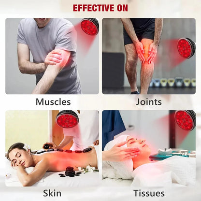 54W PAR38 Infrared Therapy LED Bulb – Dual Chip Red Light 660nm & Near Infrared 850nm | E26 / E27 Base | With / Without Desktop Clamp | US / EU Plug | Plug-In Red Light Therapy Lamp for Skin Rejuvenation & Muscle and Joint Therapy