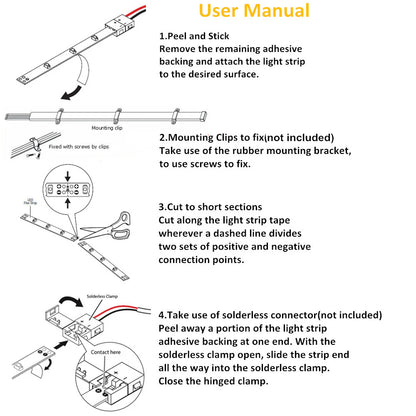 Full Spectrum LED Strip Light | CRI 97+ | SMD2835, 300 LEDs (60 LEDs/M) | 24V DC, 10W/M | 5M (16.4FT) Roll | 8mm White PCB | | IP00 / IP67 Options | Flexible Tape Light