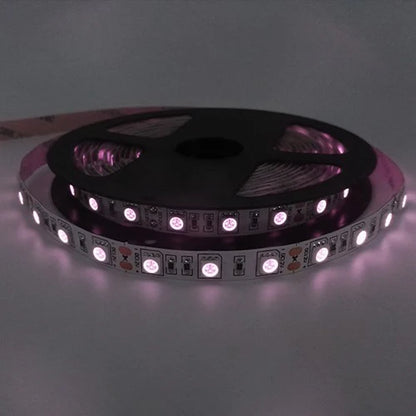 850nm SMD5050 DC12V Infrared LED Strip Light – High Brightness IR for Security, 30/60/120 LEDs/m, 5M /10M, IP00/IP65
