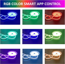 RGB LED Neon Rope Light 10x20mm – SMD5050, 60 LEDs/M, 12W/M, AC110-220V, Flexible, Cuttable, Waterproof (IP65) Neon Strip Lighting for Indoor & Outdoor Decor with Remote Control