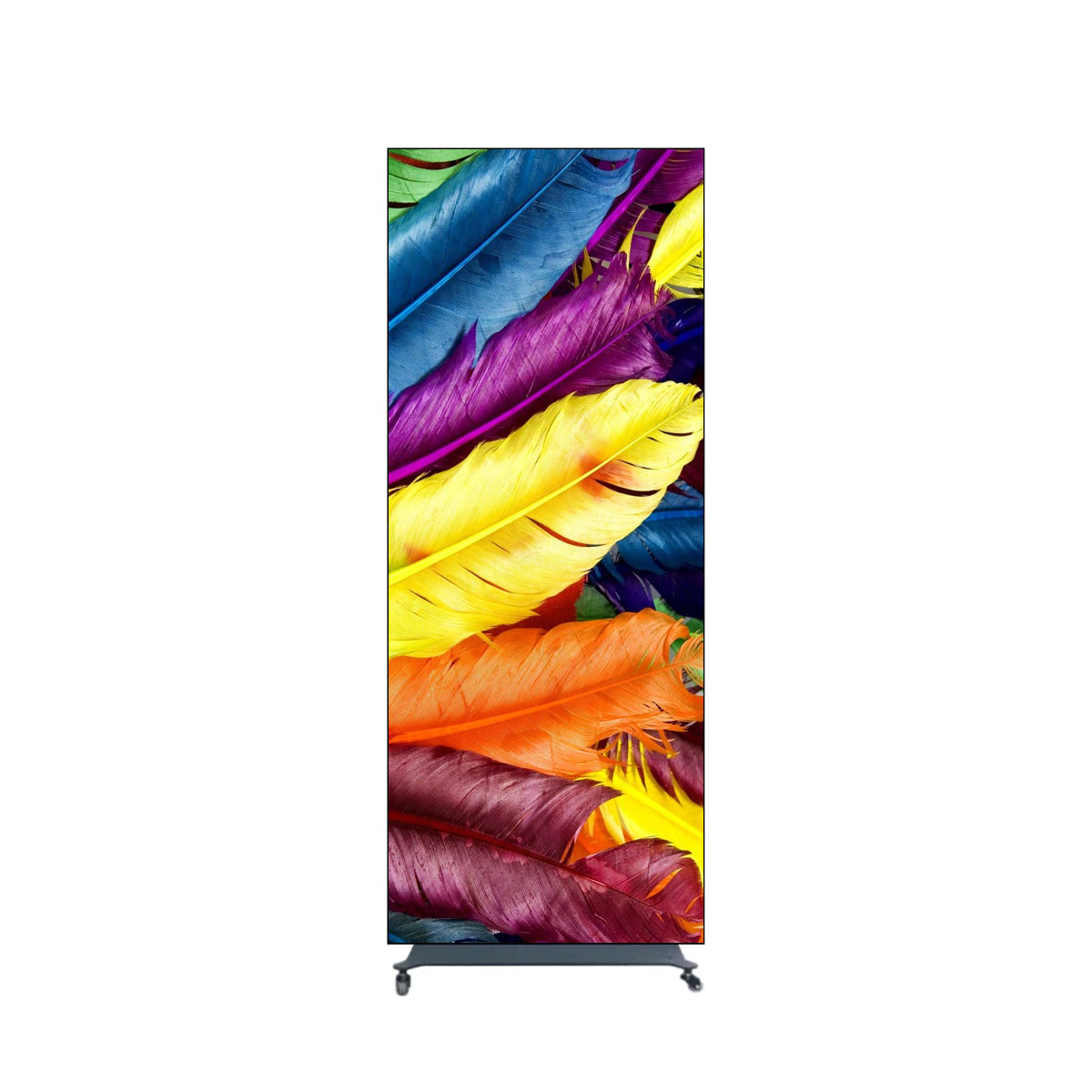 LEP-BAT Series LED Digital Signage Poster | Battery-Powered, Plug-Free Operation | Splicing-Ready Design | 640 / 960 × 1920mm | P2.5 / P1.86 / P1.53 / P1.25