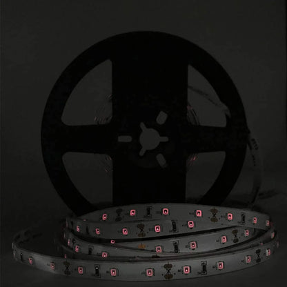 850nm SMD2835 DC12V Infrared LED Strip Light – Night Vision IR for Security, 60/120/240 LEDs/m, 5M /10M, IP00/IP65