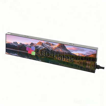 LFL-S Series Frameless LED Shop Display – P1.86 · 160×640mm | Compact Ultra-Thin GOB Screen for Window & Wall Mounting