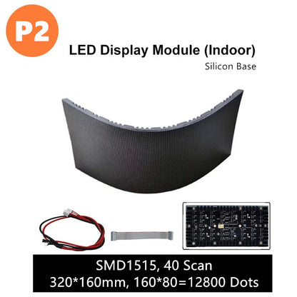 IF-3S Series Indoor Flexible LED Modules – 320×160mm Soft Magnetic SMD Panels | P4 / P3.076 / P2.5 / P2.0 / P1.86 / P1.53 / P1.25 | Bendable Full-Color LED Tiles | 600nits