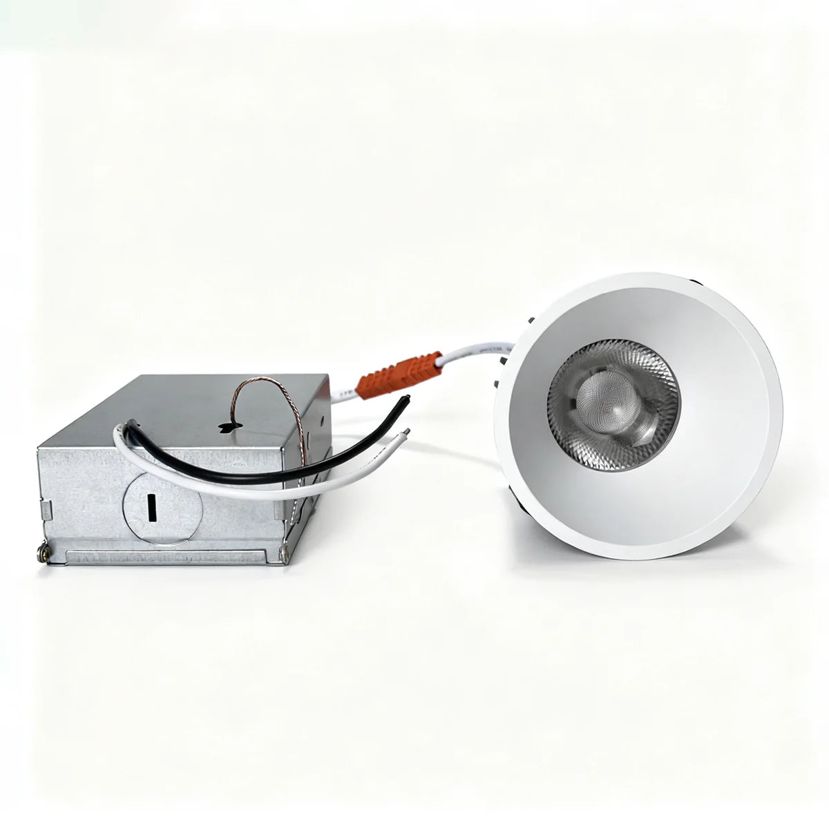 Prime-1A Series Deep Anti-Glare Full Spectrum LED Downlight | 100–130V | 50/100 Pack | 7W / 9W / 12W | 5CCT Adjustable | 24° Beam | White Housing | CRI>95 | Commercial Ceiling Recessed Light
