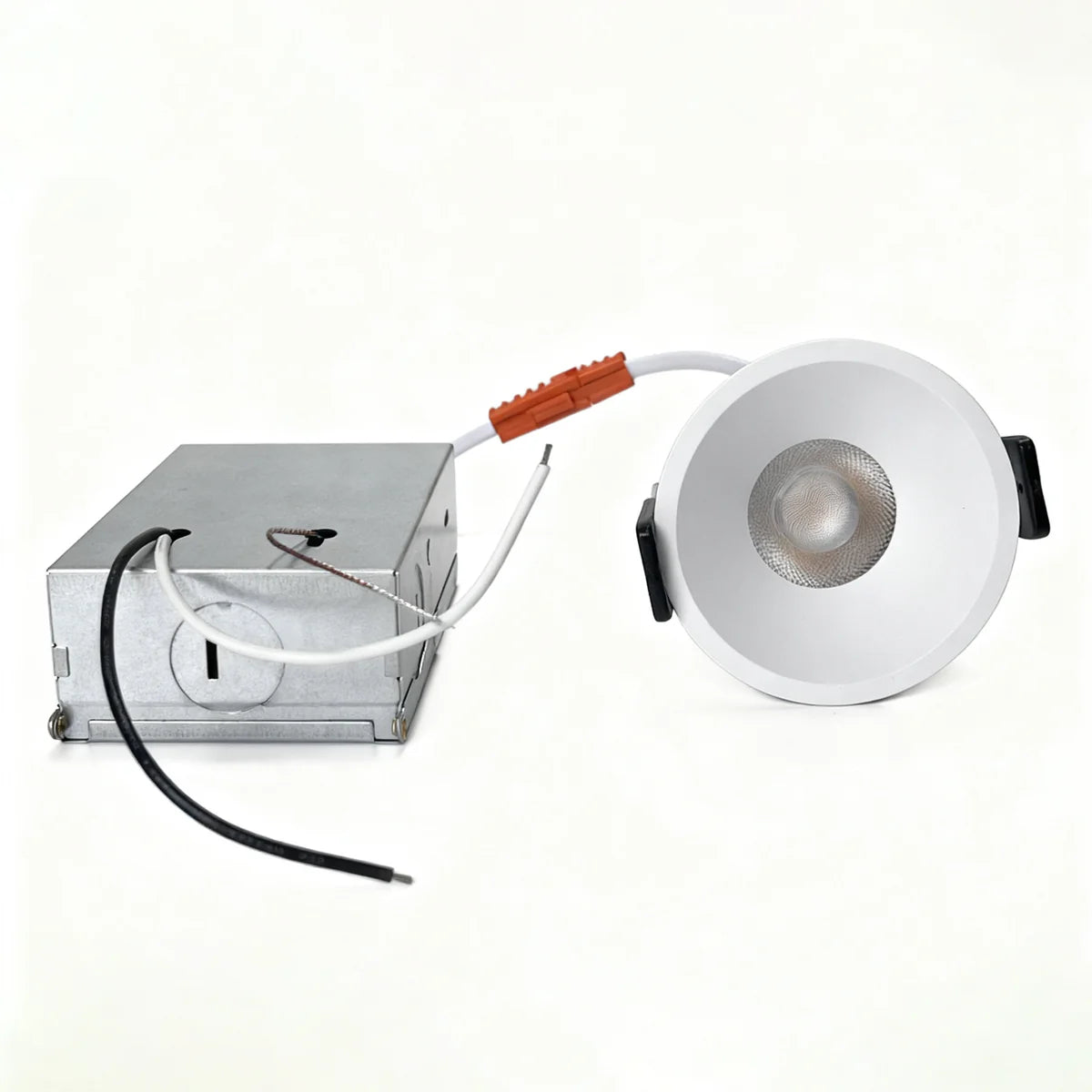 Prime-1A Series Deep Anti-Glare Full Spectrum LED Downlight | 100–130V | 50/100 Pack | 7W / 9W / 12W | 5CCT Adjustable | 24° Beam | White Housing | CRI>95 | Commercial Ceiling Recessed Light