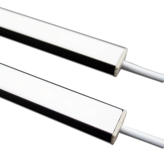 U02 Silver Aluminum Rigid LED Strip Light, DC12V SMD5630 72 LEDs/M 17×9mm 0.5M/1M Warm White / Natural White / Cool White Silver Finish Non-Waterproof, for Indoor Accent & Display Lighting, 50PCS / 500PCS
