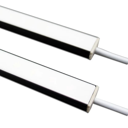 U02 Black Aluminum Rigid LED Strip Light, DC12V SMD5630 72 LEDs/M 17×9mm 0.5M/1M Warm White / Natural White / Cool White Black Finish Non-Waterproof, for Indoor Accent & Display Lighting, 50PCS / 500PCS