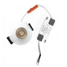DGEU-Curved 7W / 9W / 12W Deep Anti-Glare Full Spectrum LED Downlight | 200–240V | 4/100/500 Pack | 3000K / 4000K / 5000K | 24° Beam | White Housing | CRI>95 | Commercial Project Lighting