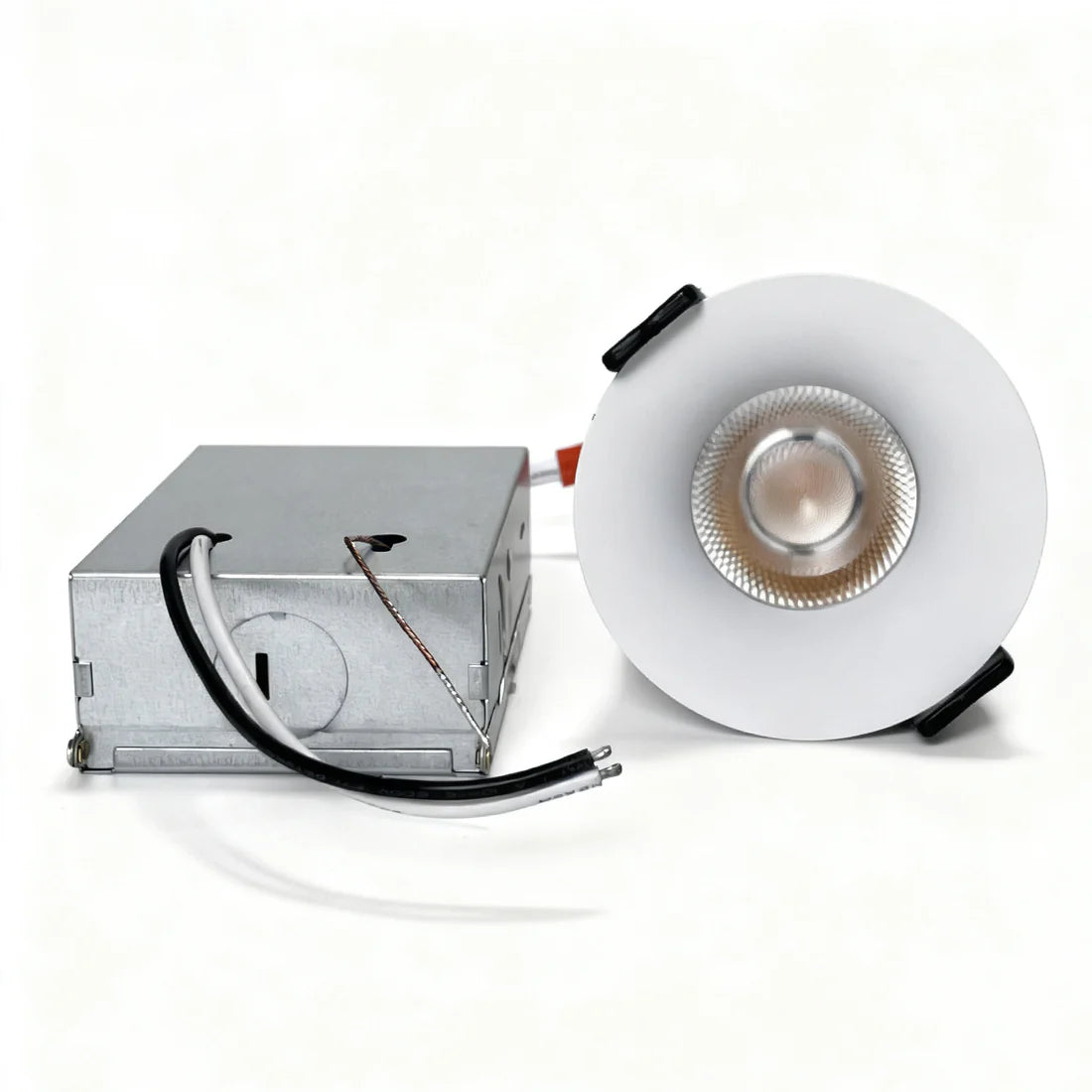 Prime-1B Series Deep Anti-Glare Full Spectrum LED Downlight | 100–130V | 50/100 Pack | 7W / 9W / 12W | 5CCT Adjustable | 24° Beam | White Housing | CRI>95 | Commercial Ceiling Recessed Light