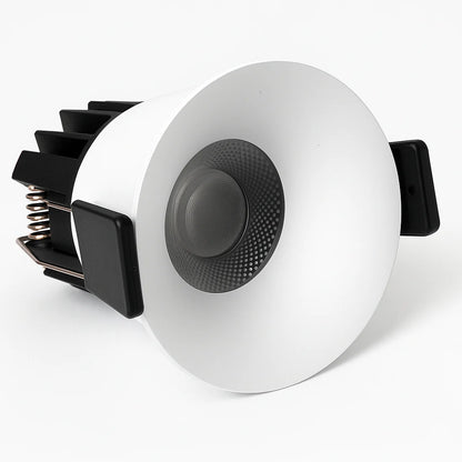 Prime-1B Series Deep Anti-Glare Full Spectrum LED Downlight | 100–130V | 50/100 Pack | 7W / 9W / 12W | 5CCT Adjustable | 24° Beam | White Housing | CRI>95 | Commercial Ceiling Recessed Light