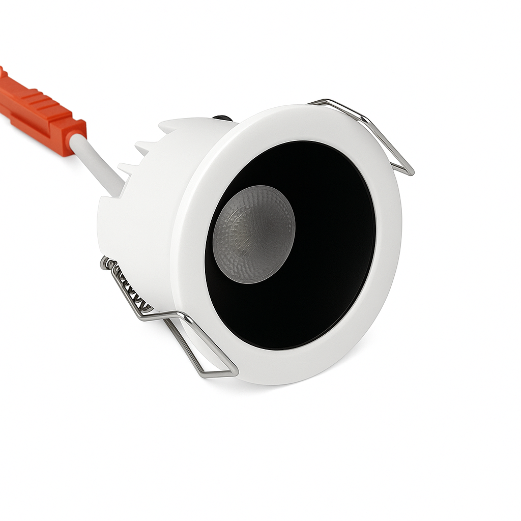 Special-4 Series Mini Recessed LED Downlight | 2W | Ø1″ Cutout | 25° Beam | 100–240V | CRI>90 | White Housing | Non-Dimmable | Ultra-Small Accent Ceiling Light | 50 / 100-Pack