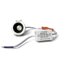 Special-4 Series Mini Recessed LED Downlight | 2W | Ø1″ Cutout | 25° Beam | 100–240V | CRI>90 | White Housing | Non-Dimmable | Ultra-Small Accent Ceiling Light | 50 / 100-Pack