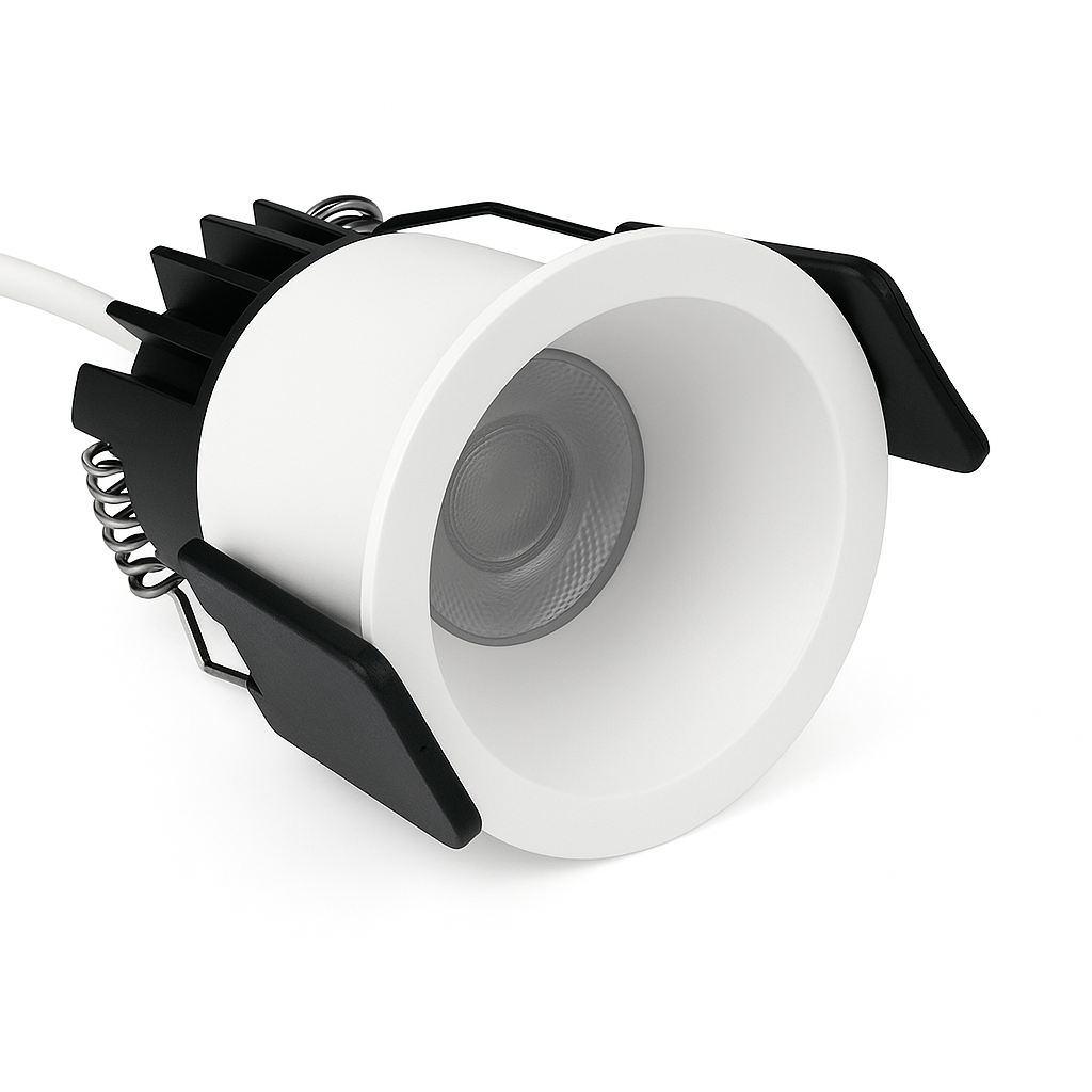 Special-5 Series Deep Anti-Glare Mini LED Downlight | 3W / 5W | Ø1.38″ Cutout | 24° Beam | 100–240V | CRI>95 Full Spectrum | White Housing | Non-Dimmable | Precision Accent Lighting | 4 / 10-Pack