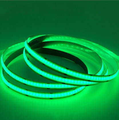 RGBW / RGBWW / RGBCCT COB Flexible LED Strip Light - 12V / 24V | 756 LEDs/m | 12mm PCB | RGB Color Changing | Dot-Free Continuous Lighting | Non-Waterproof | for Cabinets, Kitchen & Office Lighting | 50/500M