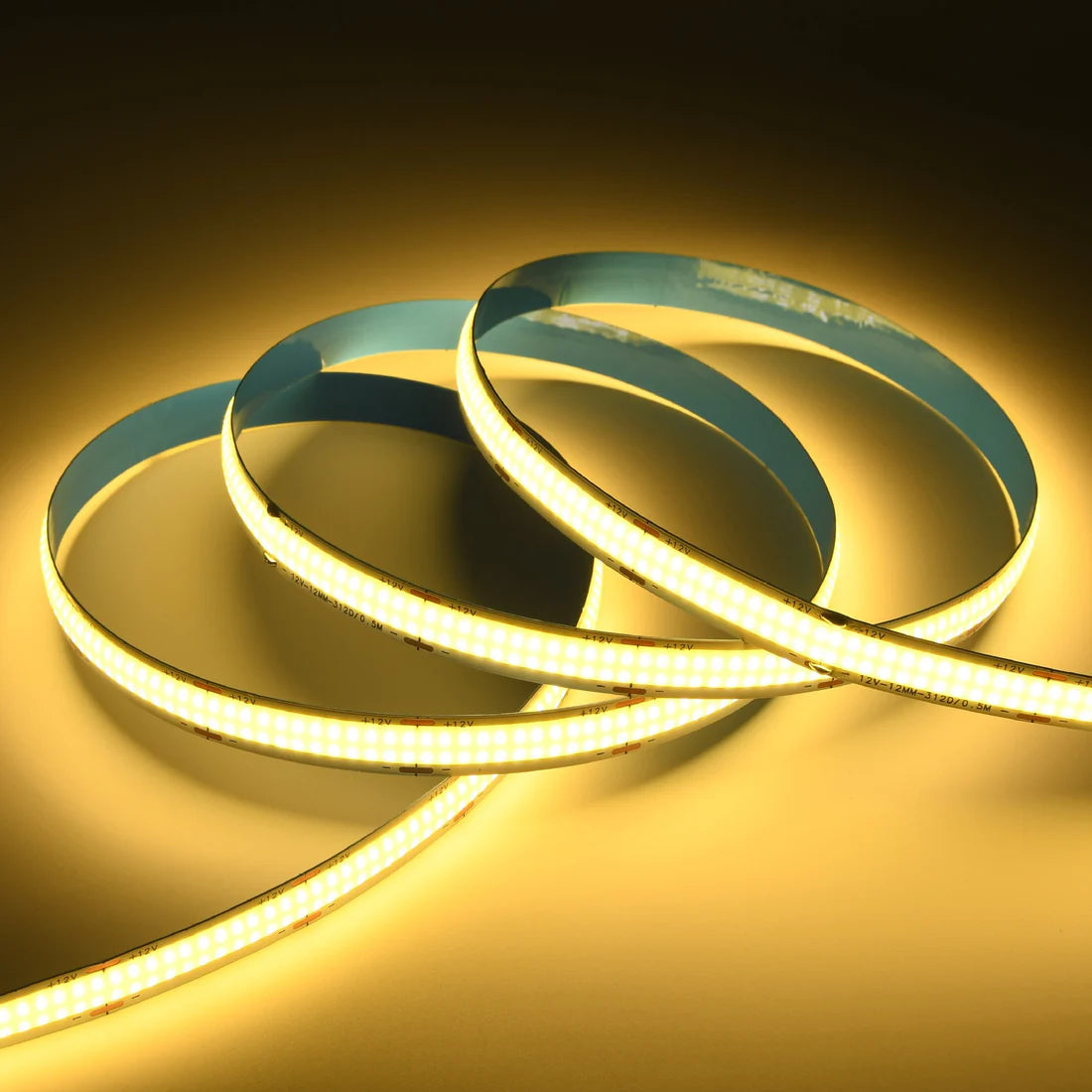 Five Row COB Flexible LED Strip Light - 24V | 30mm PCB | 1600 LEDs/M | CRI 90+ | Dot-Free Continuous Lighting | 3000K / 4000K / 6500K | Non-Waterproof | for Cabinets,Kitchen Office Lighting | 50/500M