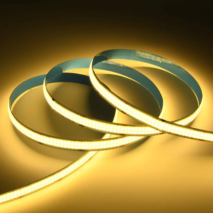 Five Row COB Flexible LED Strip Light - 24V | 30mm PCB | 1600 LEDs/M | CRI 90+ | Dot-Free Continuous Lighting | 3000K / 4000K / 6500K | Non-Waterproof | for Cabinets,Kitchen Office Lighting | 50/500M