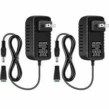 DC 5V Wall Plug LED Adapter 15W, AC 100–240V Input, Black Housing Wall Plug LED Adapter with US Plug - for LED Strip Lights, Routers, USB Devices and Electronics