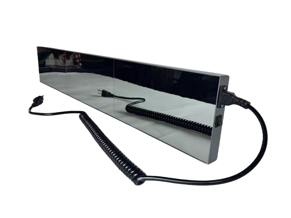 LFL-S Series Frameless LED Shop Display – P1.86 · 160×960mm | Mirror Finish LED Screen, Seamless with Modern Shop Décor