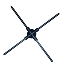 Holo-F Series 3D Hologram Fan LED Display – 52cm to 65cm (20.5”–25.6”) | High Brightness Holographic Advertising Projector | Fan Only / with Transparent Protective Cover (Protective Housing) / with Black Background Cover (Protective Housing)