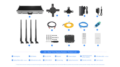 FL Series 65cm to 100cm (25.6–39.4 inch) | 3D Hologram LED Display | Medium Size | Synchronous Control | Large Hologram Fan | Fan Only / Fan with Tripod Floor Stand / Ceiling Mount | 4 Blades | Power Adapter Included