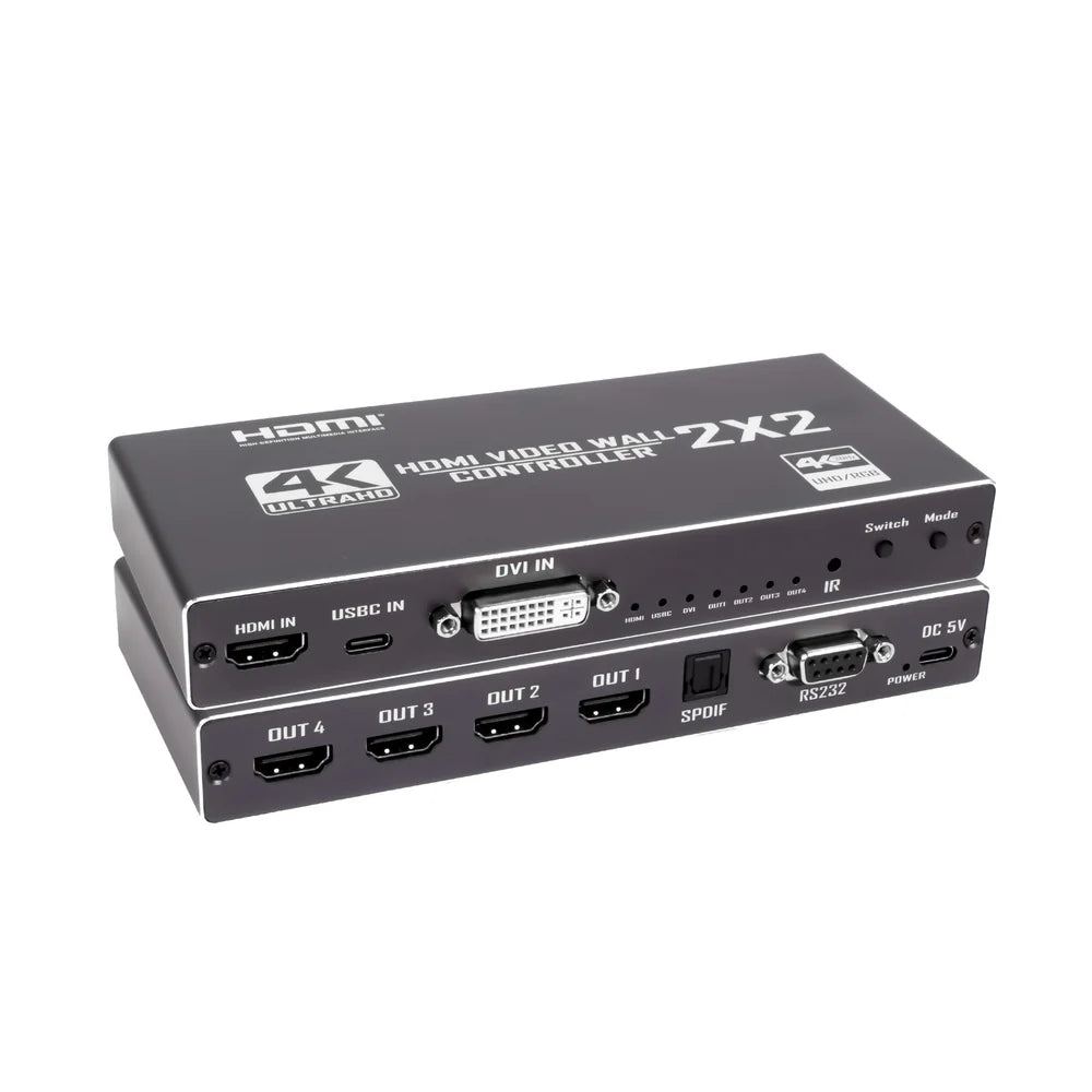 49” BOE LCD Video Wall – 2x2 Kit (4 Panels) | 1920x1080 FHD | 500 nits | Ultra Narrow Bezel 3.5mm | HDMI Splicer + Wall Mount Included