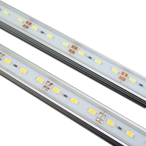 DC12V Aluminum Channel Rigid LED Strip Light, 18x11mm 0.5M / 1M SMD5730 72LEDs/M, Warm White / Daylight White IP65 Waterproof, for Indoor & Outdoor Lighting, 50PCS / 500PCS