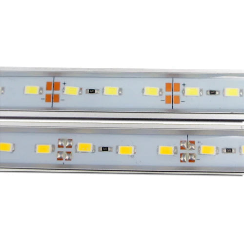 DC12V Aluminum Channel Rigid LED Strip Light, 18x11mm 0.5M / 1M SMD5730 72LEDs/M, Warm White / Daylight White IP65 Waterproof, for Indoor & Outdoor Lighting, 50PCS / 500PCS