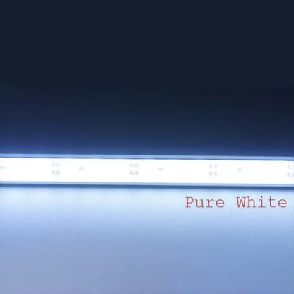 U02 Black Aluminum Rigid LED Strip Light, DC12V SMD5630 72 LEDs/M 17×9mm 0.5M/1M Warm White / Natural White / Cool White Black Finish Non-Waterproof, for Indoor Accent & Display Lighting, 50PCS / 500PCS