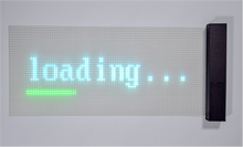 P10 Transparent Adhesive LED Film – 240×600 mm (9.45×23.62 in) | 1500nits | High Transparency Glass Sticker Screen for Storefronts & Facades | Plug & Play