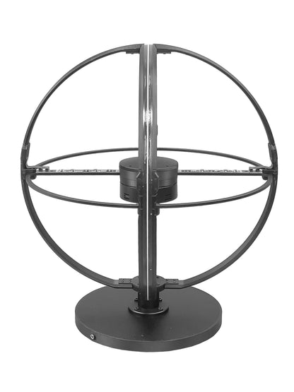 SPH Series 50cm (19.7 inch) | 3D Hologram LED Display | Medium Size | Sphere Fan Cloud Control (AS) | Retail Hologram Display | Fan Only with Base | 4 Blades | Base Included & Power Adapter Included