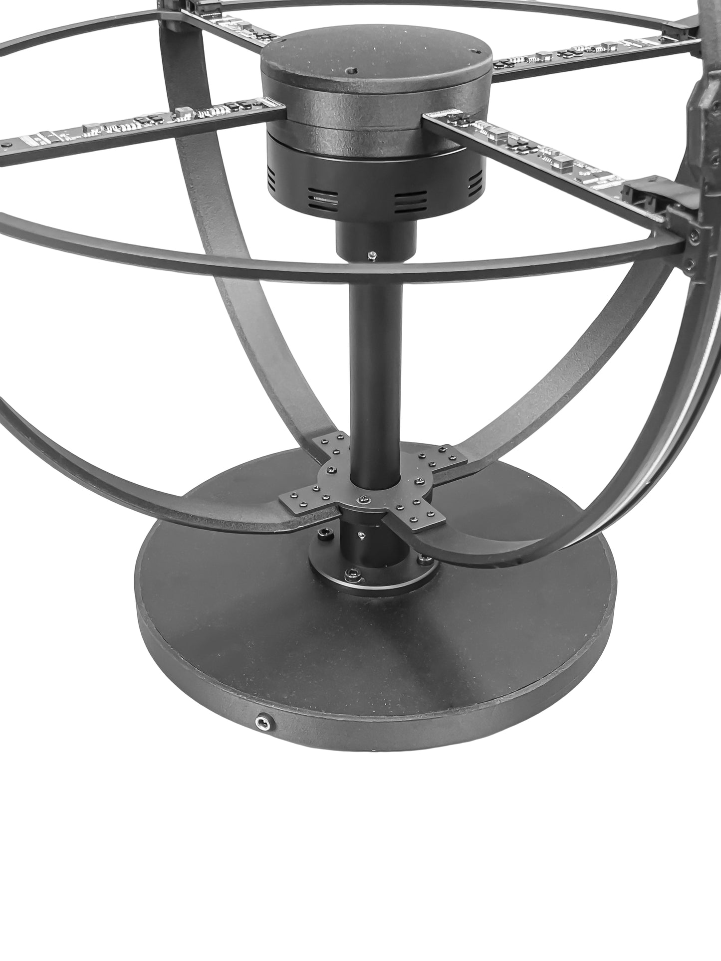 SPH Series 50cm (19.7 inch) | 3D Hologram LED Display | Medium Size | Sphere Fan Cloud Control (AS) | Retail Hologram Display | Fan Only with Base | 4 Blades | Base Included & Power Adapter Included