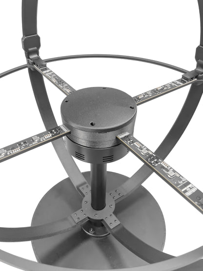 SPH Series 50cm (19.7 inch) | 3D Hologram LED Display | Medium Size | Sphere Fan Cloud Control (AS) | Retail Hologram Display | Fan Only with Base | 4 Blades | Base Included & Power Adapter Included