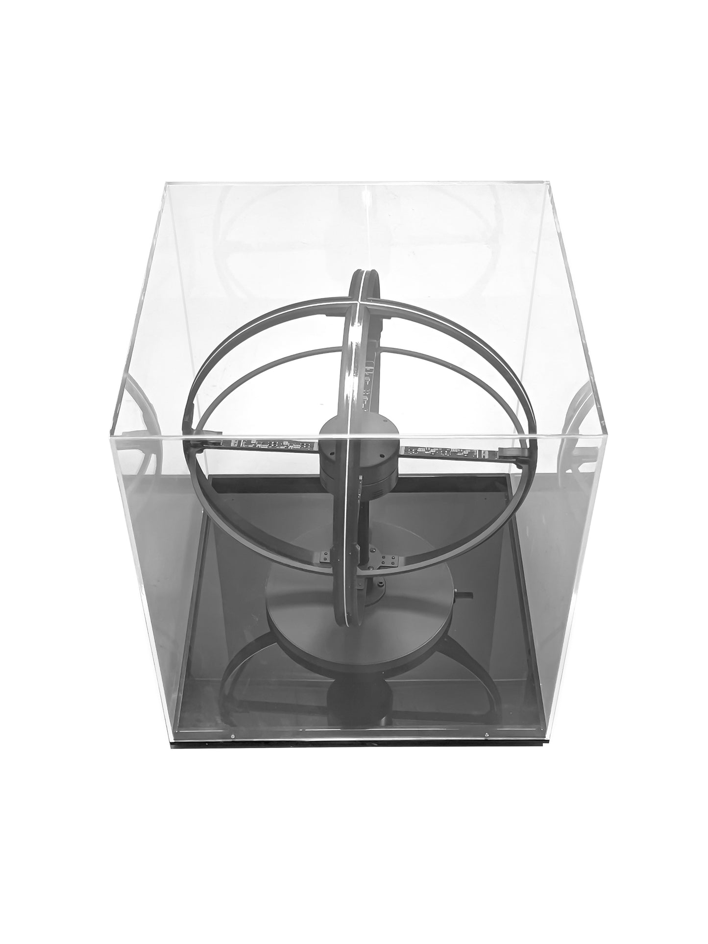 SPH Series 50cm (19.7 inch) | 3D Hologram LED Display | Medium Size | Sphere Fan Cloud Control (AS) | Retail Hologram Display | Fan Only with Base | 4 Blades | Base Included & Power Adapter Included
