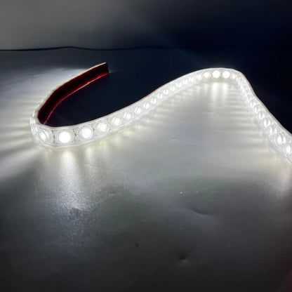Waterproof Wall Washer LED Strip Light – DC 24V | 25° Beam Lens | 18W/m | 42 LEDs/m | IP67 Waterproof | 3000K / 4000K / 6000K / Red / Green / Blue / Yellow | Architectural Lighting | 50/500M