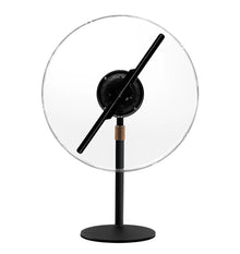 FL Series 11cm to 42cm (4.3–16.5 inch) | 3D Hologram LED Display | Small Size | Asynchronous Control | Retail Hologram Display | Desktop Stand with Transparent Protective Cover | 2 Blades