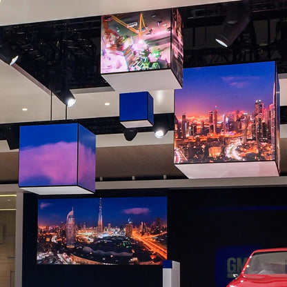 MGC Series Multi-Option Magic Cubic LED Display – 320–640mm | P1.8 / P2.5 / P3.91 | 5/6-Face | Indoor & Outdoor | Display Cube for Retail & Events