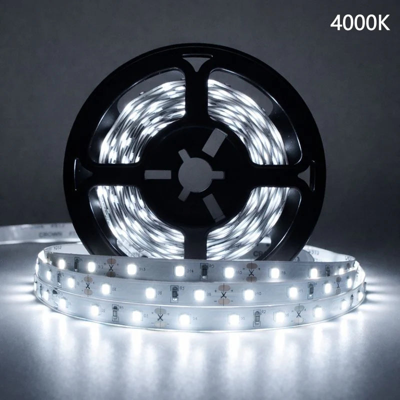 DC12V SMD5050 Full Spectrum LED Strip Light – CRI 97+ | 300 LEDs (60 LEDs/M) | 2700K / 3000K / 4000K / 5500K / 6500K | 12W/M | 10mm PCB | CRI 97+ | IP00 / IP67 | Under Cabinet, Mirror & Bedroom Accent Lighting | 50/500M