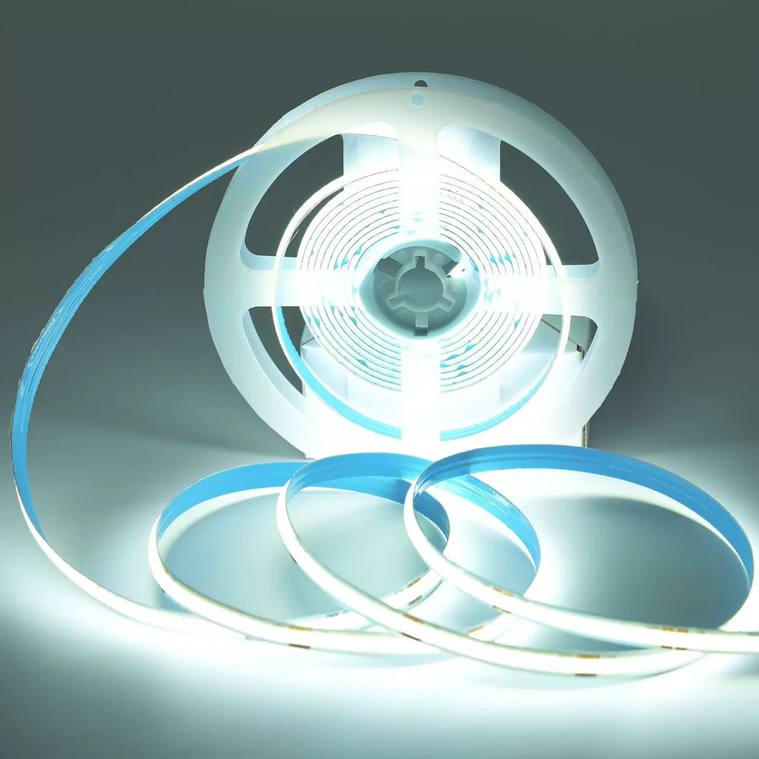 5MM Wide COB Flexible LED Strip Light - 12V / 24V | 384 LEDs/M | 5mm PCB | 3000K / 4000K / 6500K / Red / Blue / Green / Pink / Yellow | CRI 90+ | Dot-Free Continuous Lighting | Non-Waterproof | for Cabinets,Kitchen Office Lighting | 50/500M