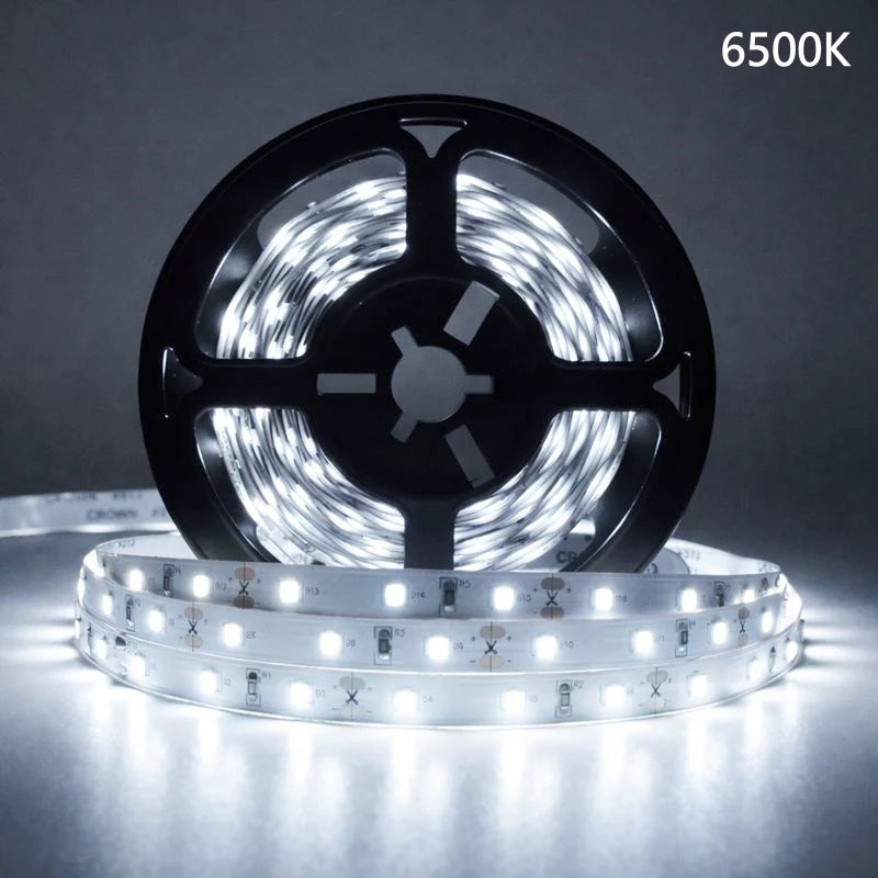 DC12V SMD2835 Full Spectrum LED Strip Light – CRI 97+ | 300 LEDs (60 LEDs/M) | 2700K / 3000K / 4000K / 5500K / 6500K | 10W/M | 8mm PCB | CRI 97+ | IP00 / IP67 | Under Cabinet, Mirror & Bedroom Accent Lighting | 50/500M