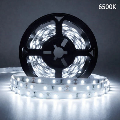 DC12V SMD2835 Full Spectrum LED Strip Light – CRI 97+ | 300 LEDs (60 LEDs/M) | 2700K / 3000K / 4000K / 5500K / 6500K | 10W/M | 8mm PCB | CRI 97+ | IP00 / IP67 | Under Cabinet, Mirror & Bedroom Accent Lighting | 50/500M